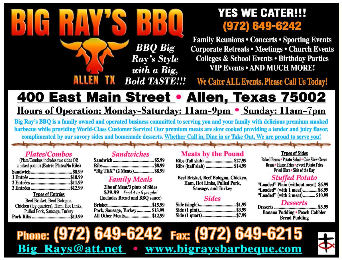 Big Ray's BBQ Christian Business Referral Network